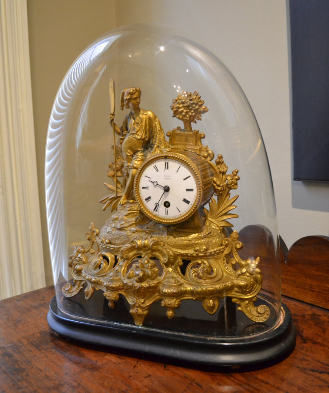 serie Ru kleding stof Antique Dome Clock – Gallery 202